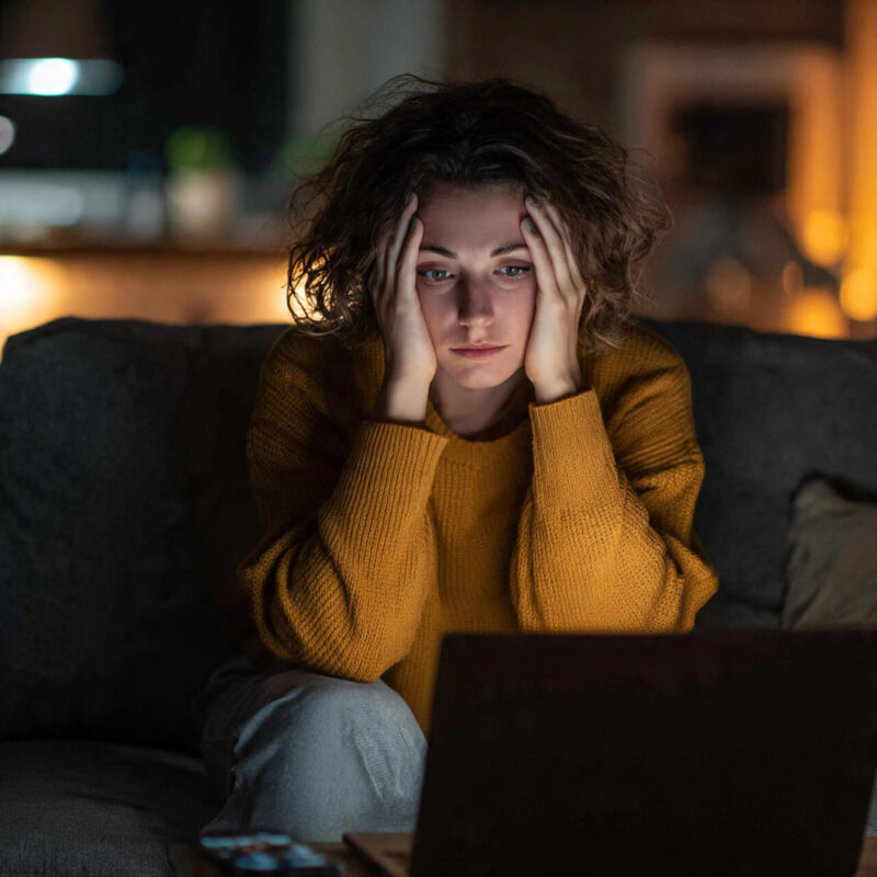 Mental exhaustion from living on autopilot without being present in daily life